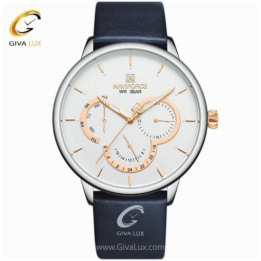 ساعت مچی اورجینال ناوی فورس سه موتوره فول تایم مدل NF3011M 3011 (1).jpg